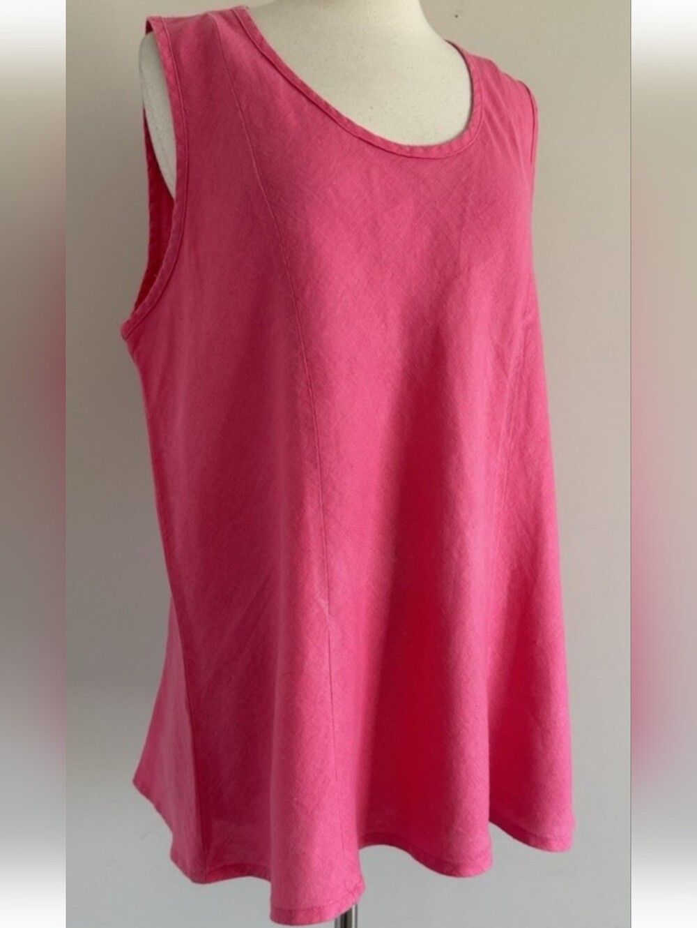 Flax Sleeveless Tank Top